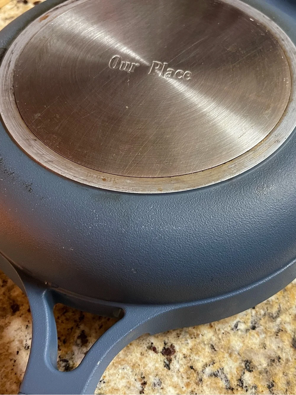 Our Place Always Pan Full Size Blue with Steamer Basket & Spatula